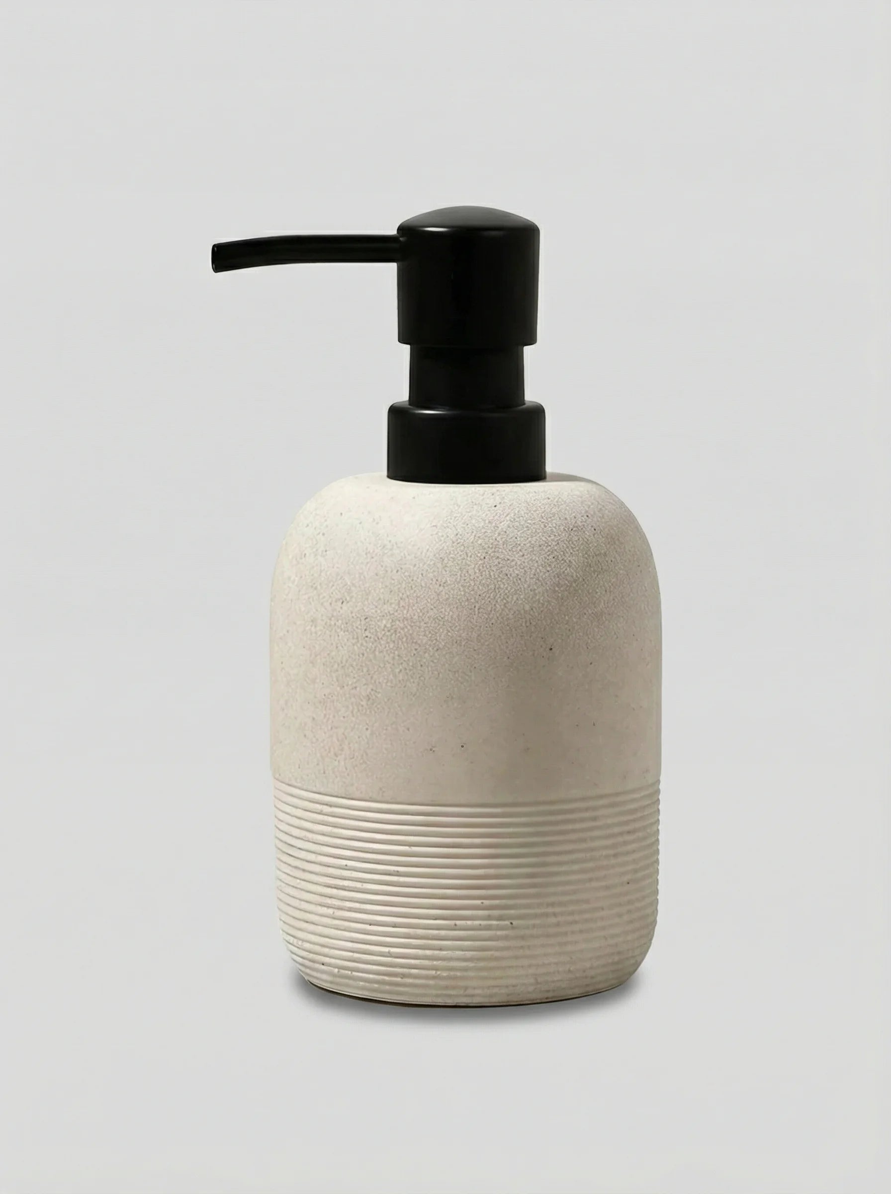 Soap Dispenser | Ribbed Bathroom Counter Design