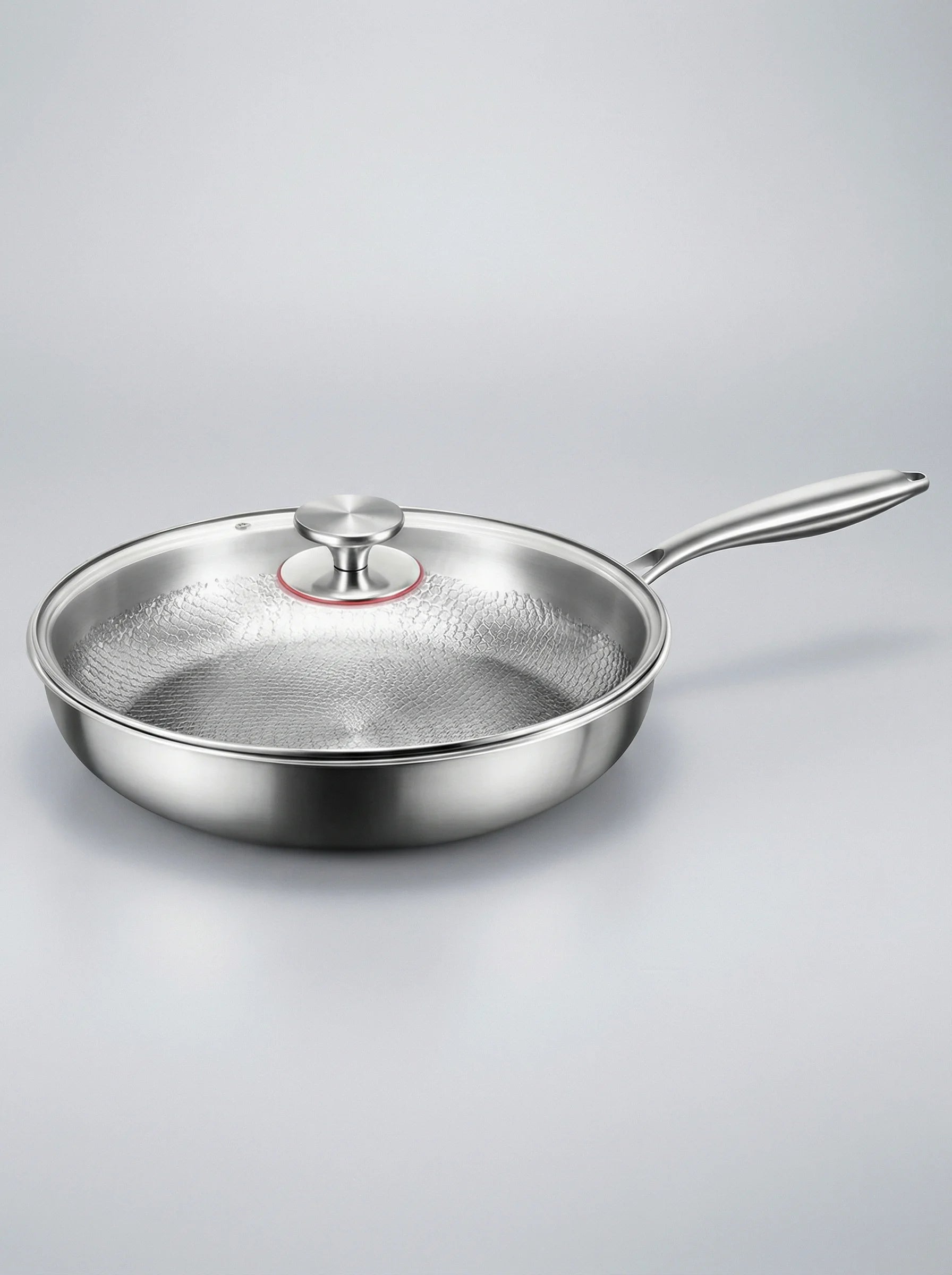 Frying Pan With Lid | Deep Cooking Skillet Design