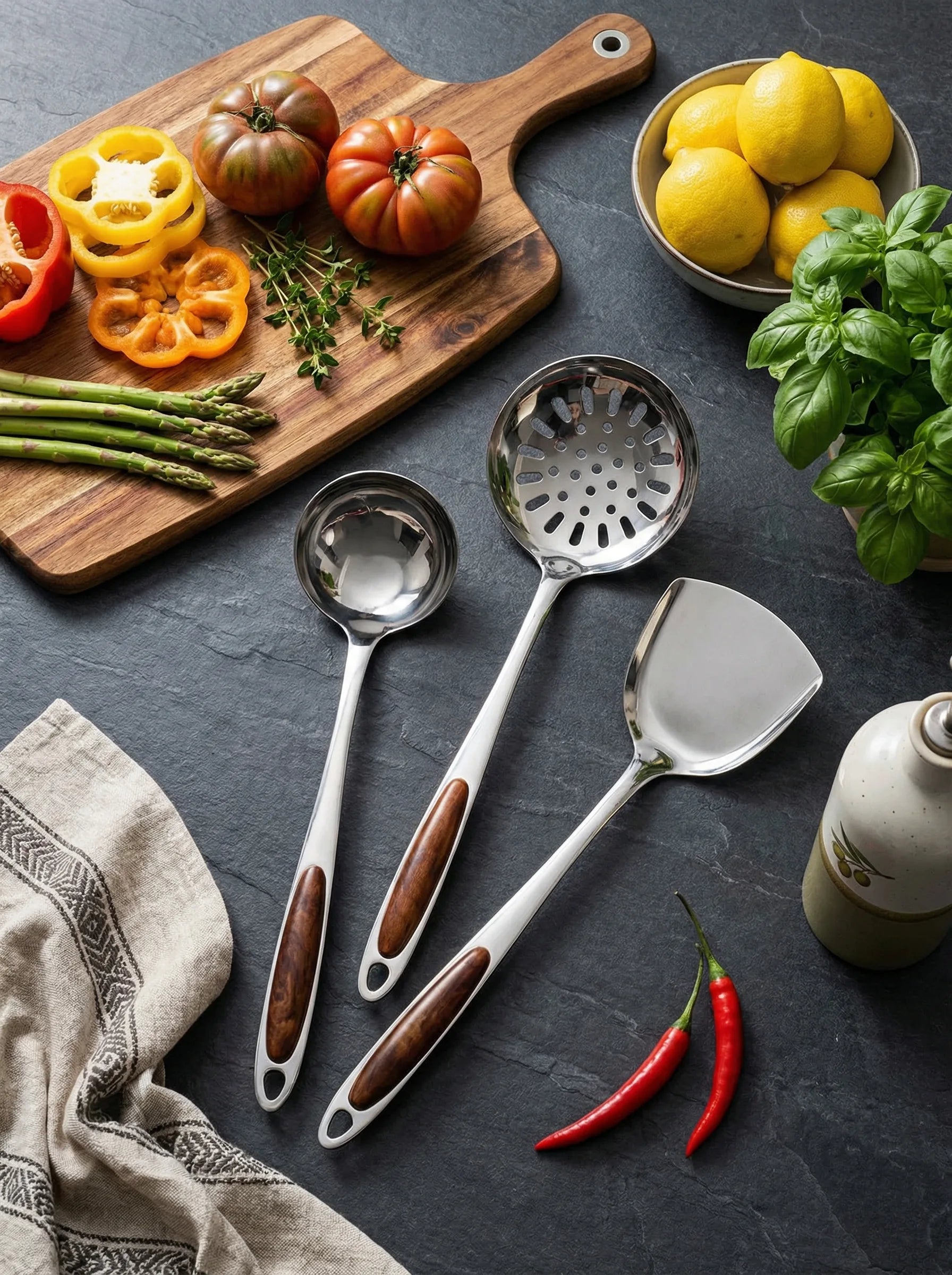 Kitchen Utensil Set | Hanging Handle Cooking Tools