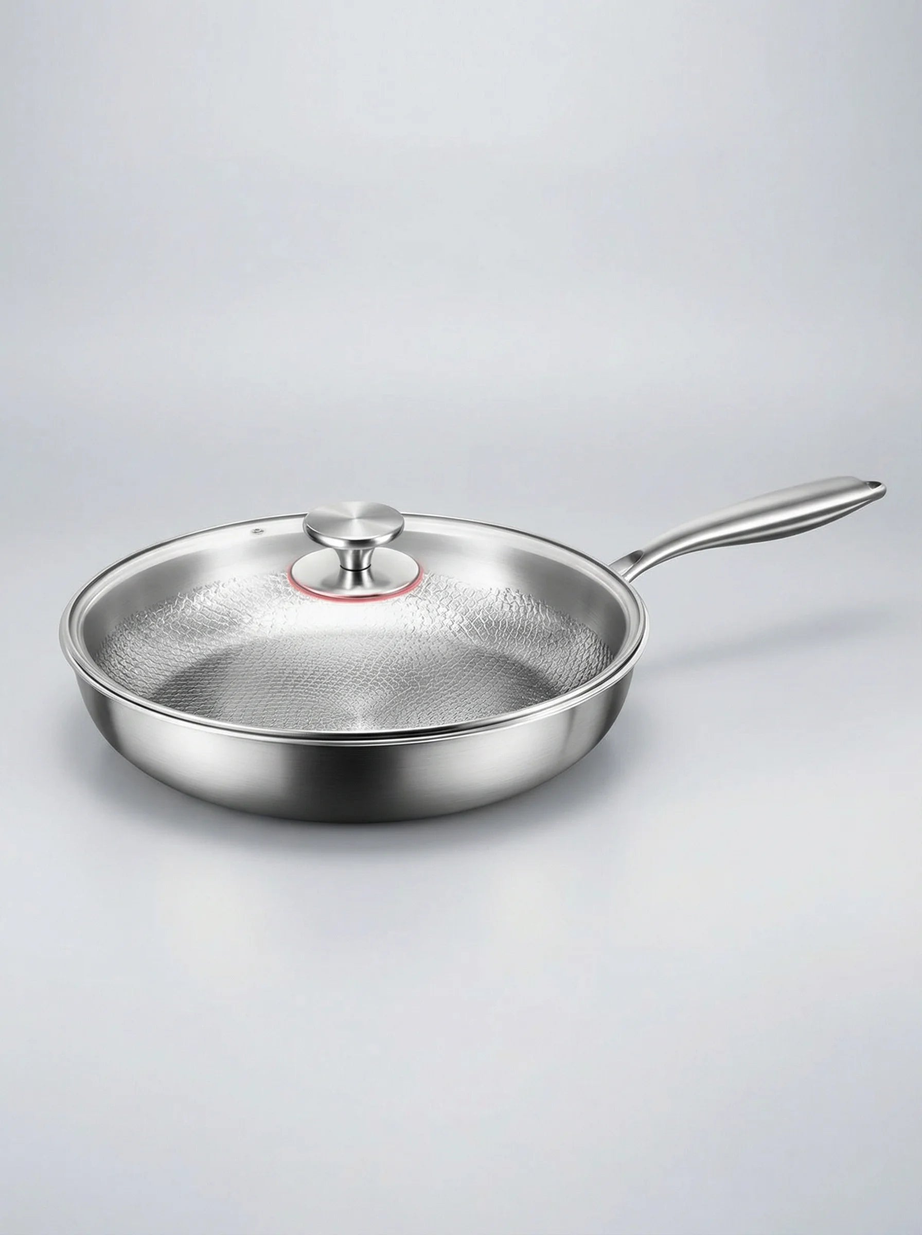 Frying Pan With Lid | Deep Cooking Skillet Design