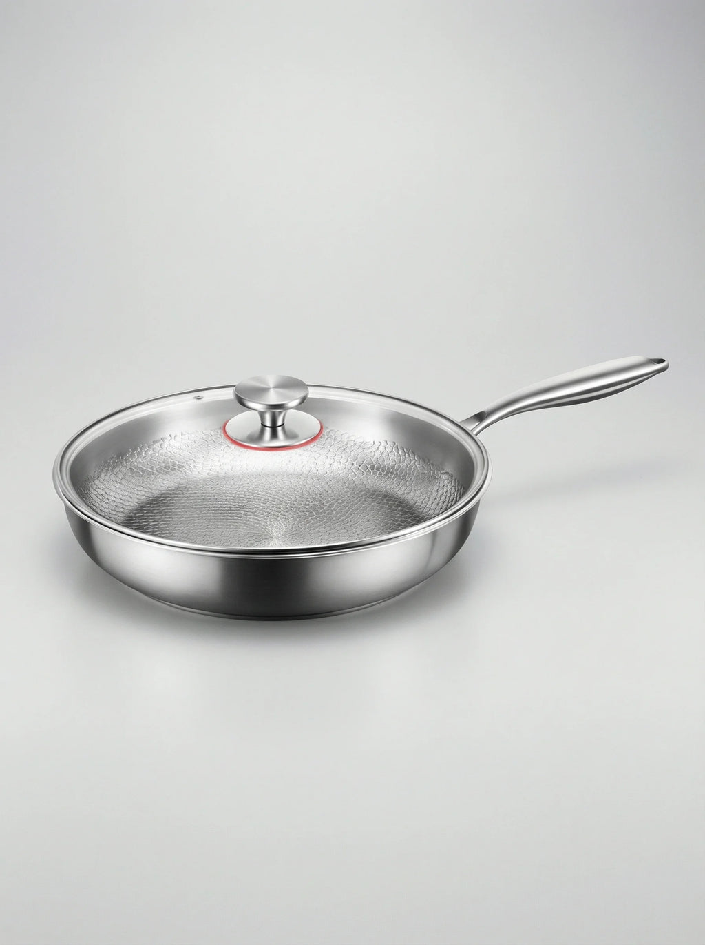 Frying Pan With Lid | Deep Cooking Skillet Design