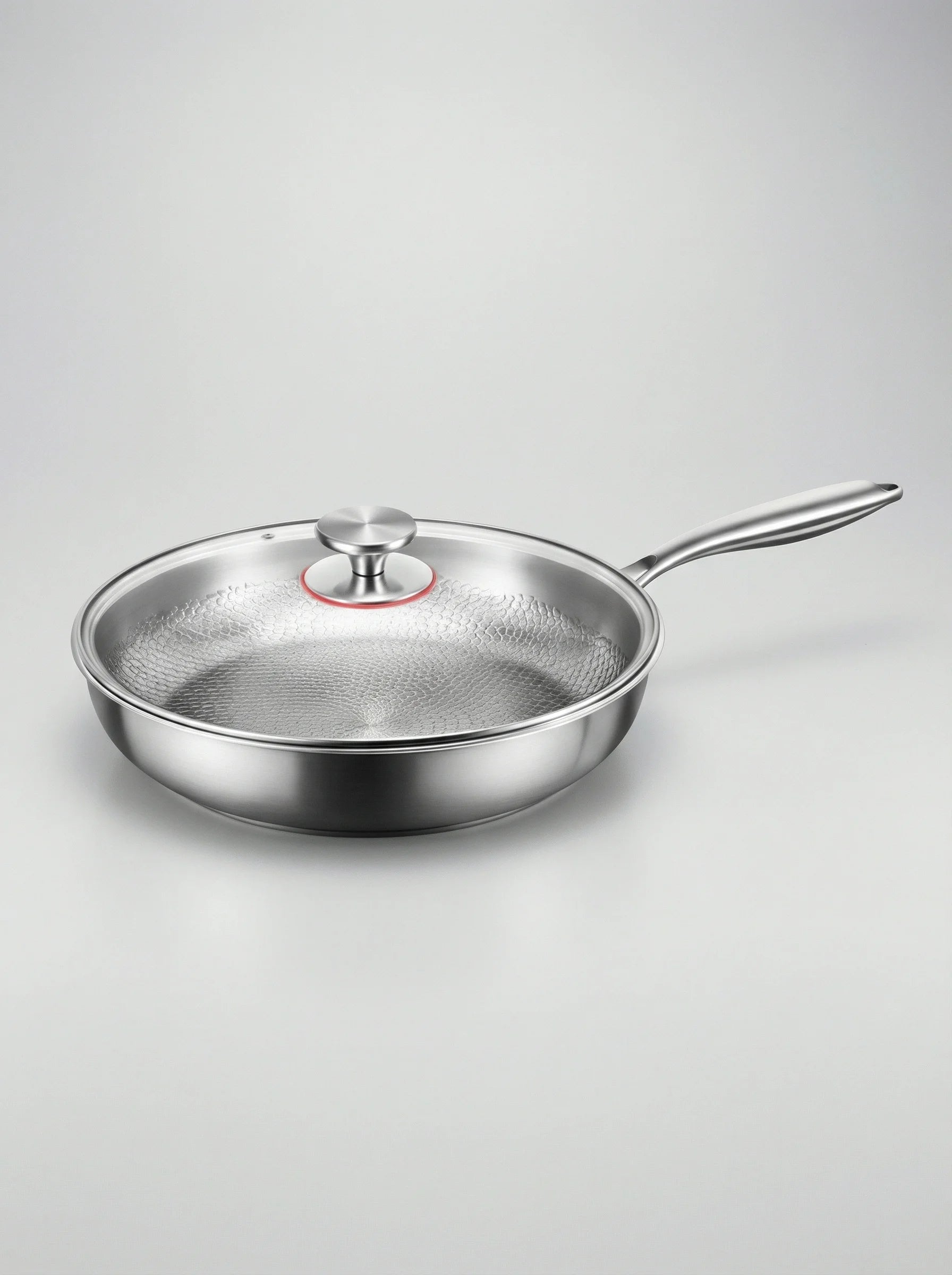 Frying Pan With Lid | Deep Cooking Skillet Design