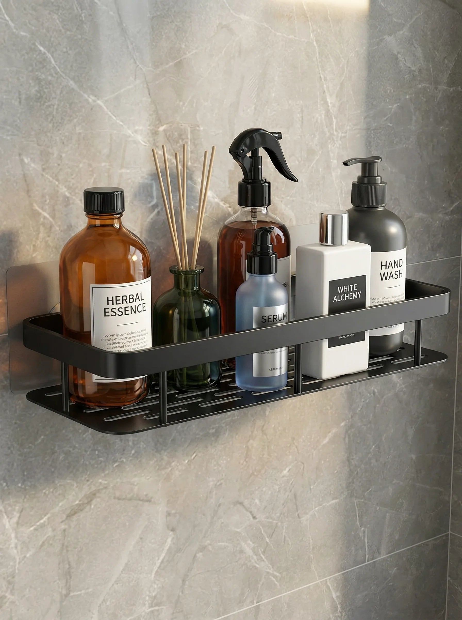 Bathroom Corner Shelf | Bathroom Wall Mounted Storage Rack