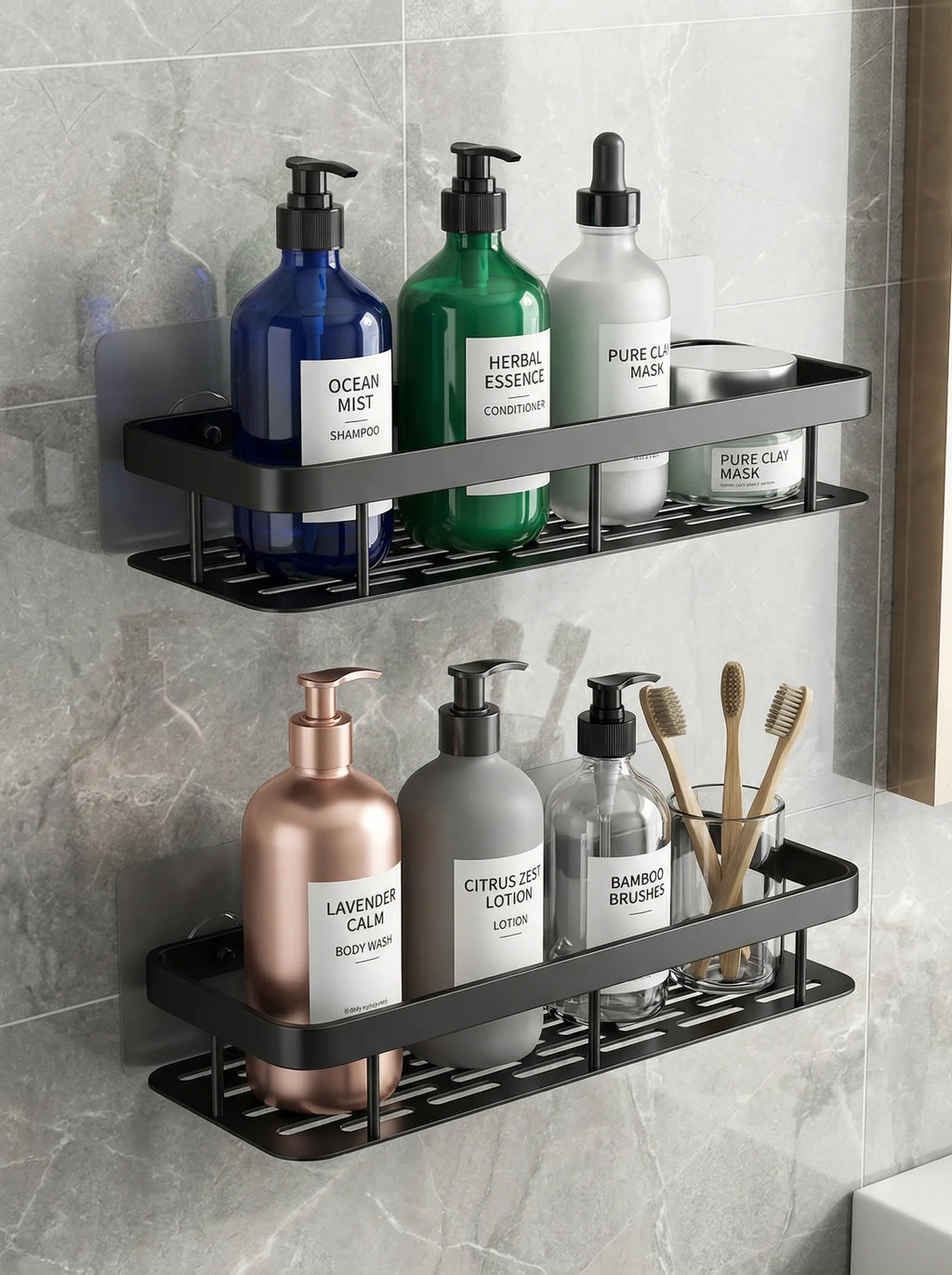 Bathroom Corner Shelf | Bathroom Wall Mounted Storage Rack