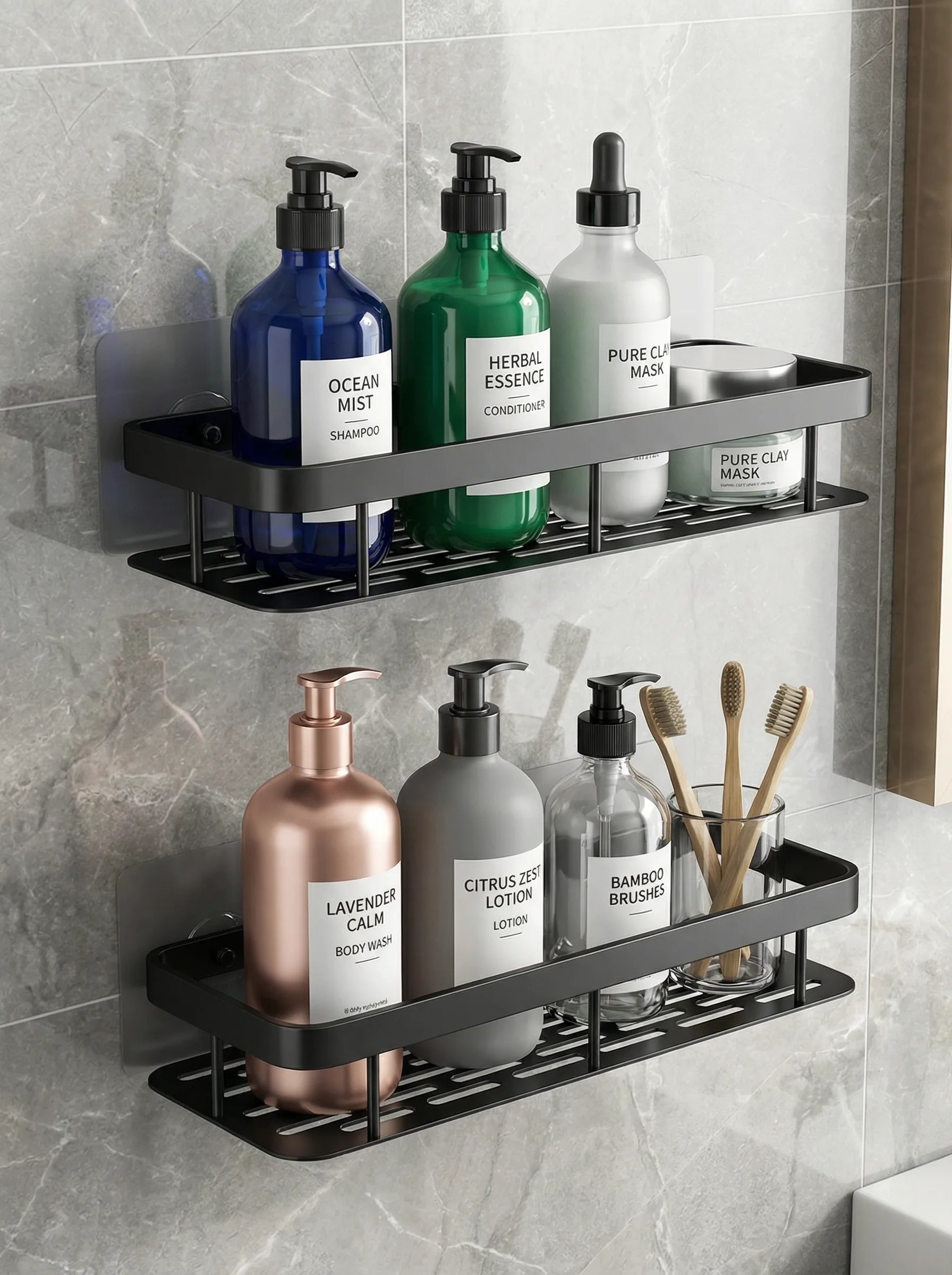 Bathroom Corner Shelf | Bathroom Wall Mounted Storage Rack