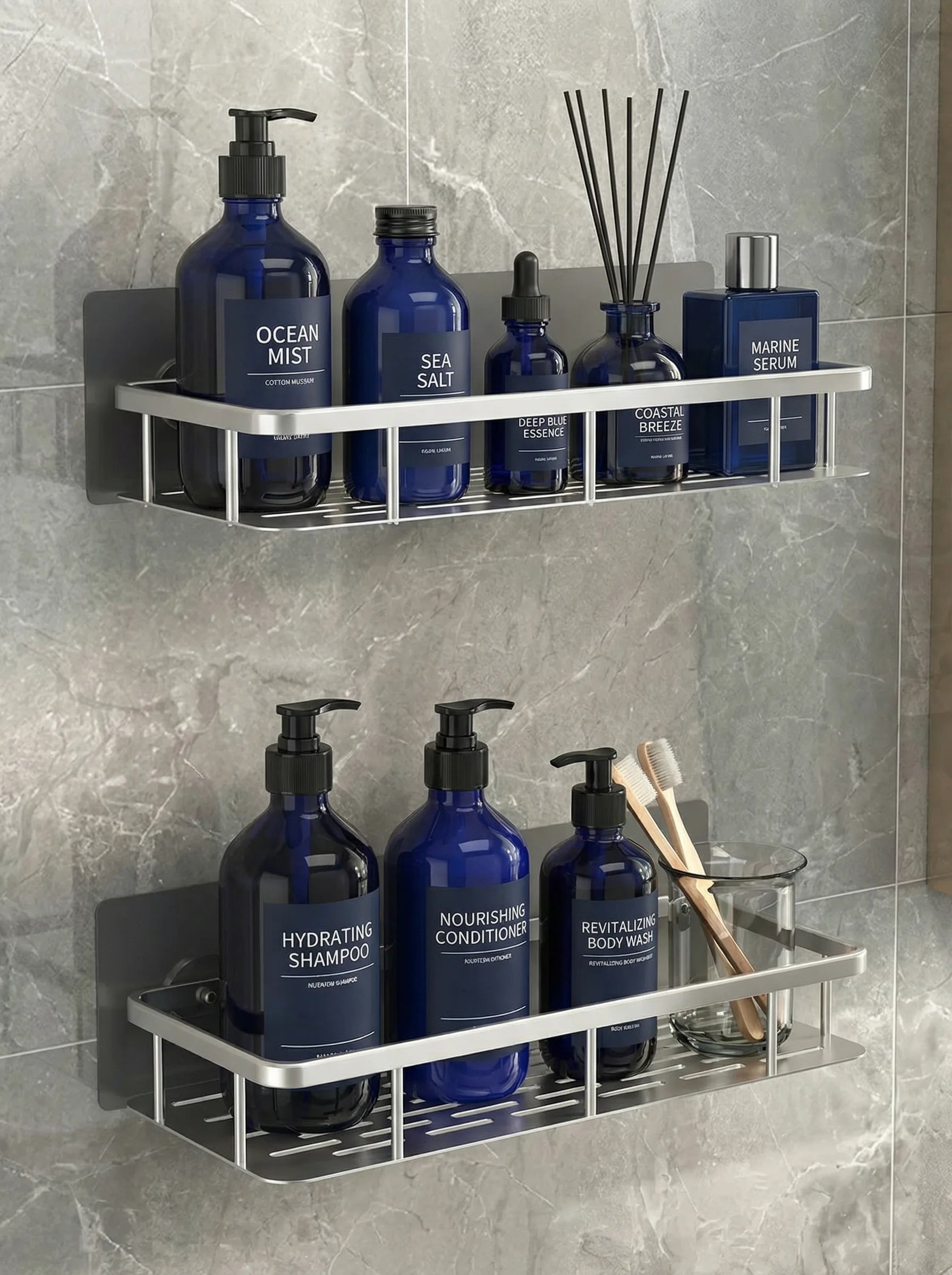 Bathroom Corner Shelf | Bathroom Wall Mounted Storage Rack