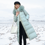 Designer Winter Parka with Fur Hood – Winter Fashion, Outdoor Activities