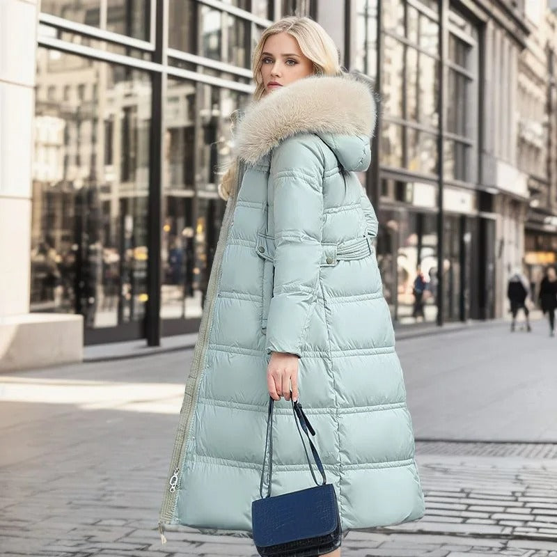 Designer Winter Parka with Fur Hood – Winter Fashion, Outdoor Activities