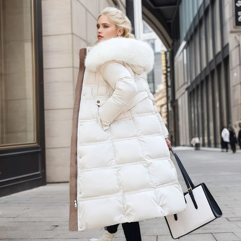 Designer Winter Parka with Fur Hood – Winter Fashion, Outdoor Activities