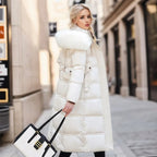 Designer Winter Parka with Fur Hood – Winter Fashion, Outdoor Activities