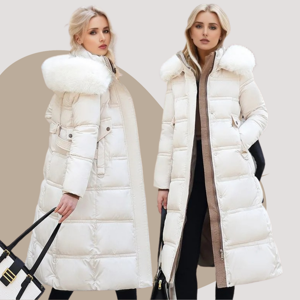 Designer Winter Parka with Fur Hood – Winter Fashion, Outdoor Activities