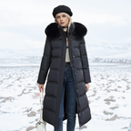 Designer Winter Parka with Fur Hood – Winter Fashion, Outdoor Activities
