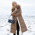 Designer Winter Parka with Fur Hood – Winter Fashion, Outdoor Activities