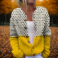 Polka Dots Cardigan – Casual Wear, Stylish Layering