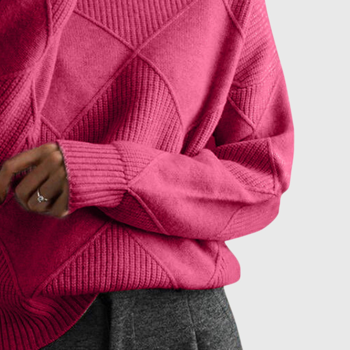 Roll Neck Jumper – Casual Wear, Office Style