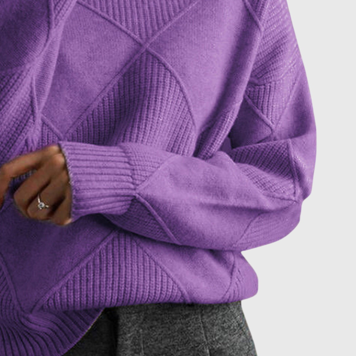 Roll Neck Jumper – Casual Wear, Office Style