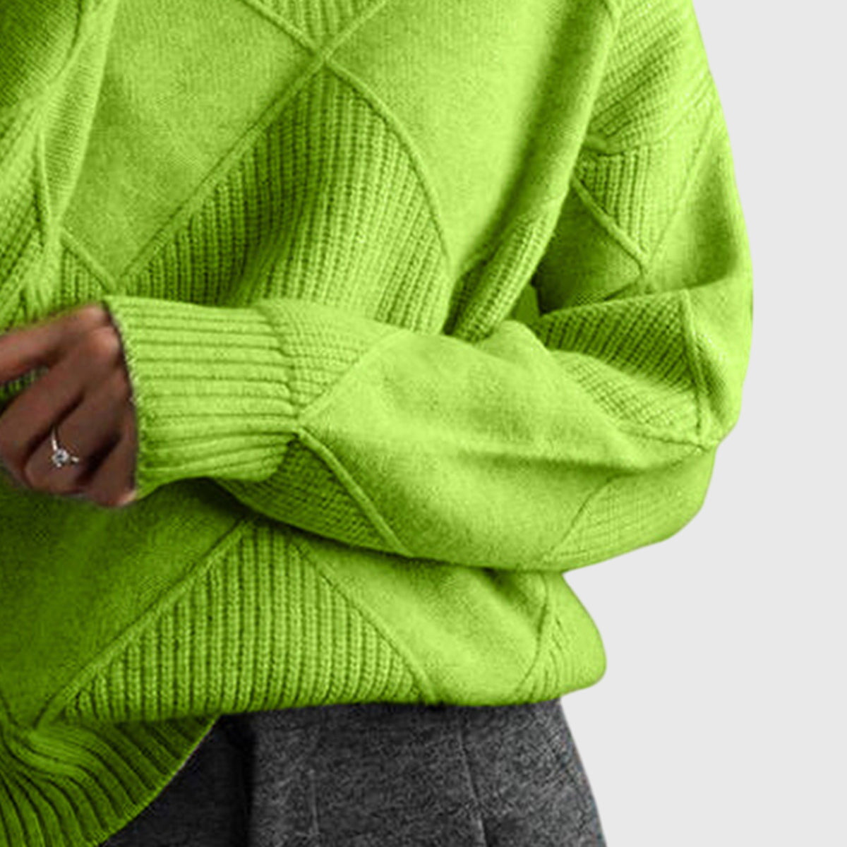 Roll Neck Jumper – Casual Wear, Office Style