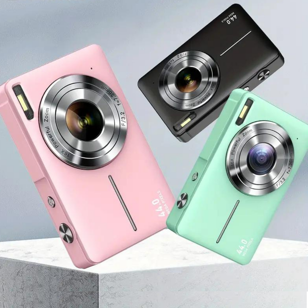Digital Compact Camera | Portable Photography Device With Zoom Lens-Camera-werune.com