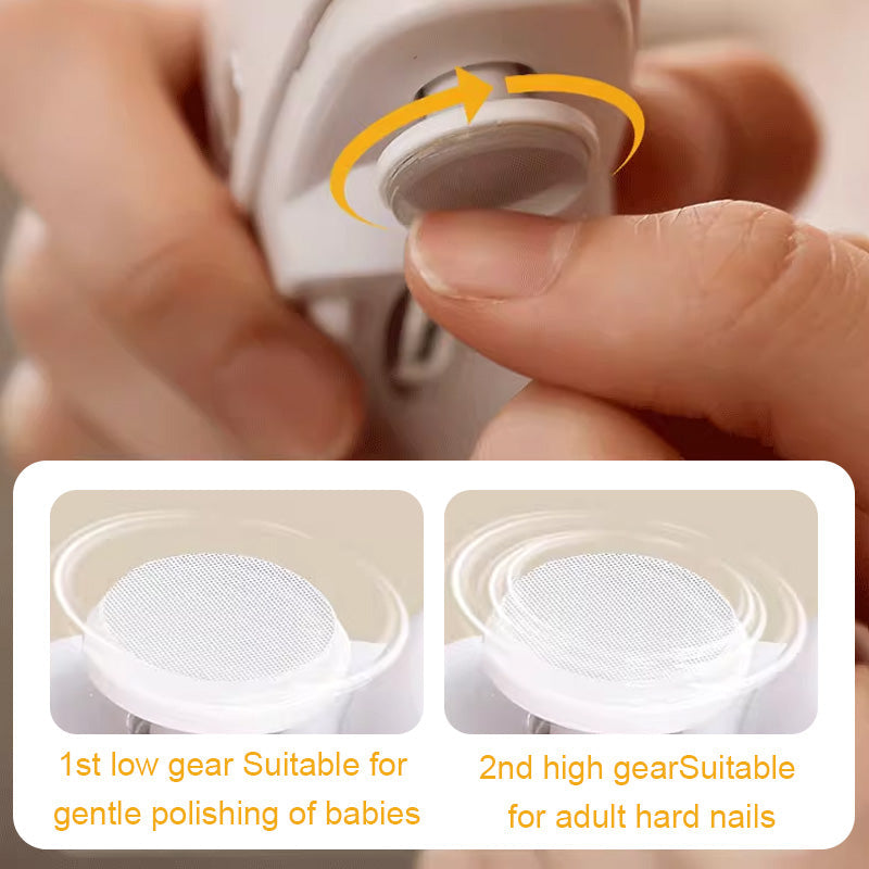 Electric Nail Clipper | Compact Handheld Design-Nail Tools-werune.com