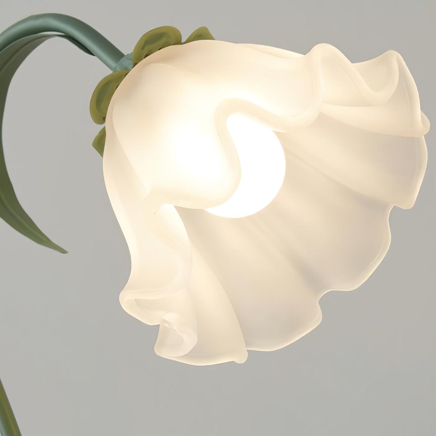 Flower Table Lamp | Curved Stem Design-Table Lamp-werune.com
