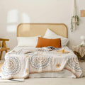 Geometric Pattern Throw Blanket | Decorative Cover For Sofa And Bed-Blanket-werune.com