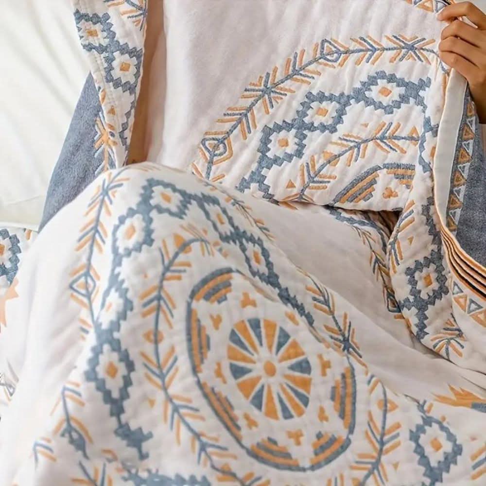 Geometric Pattern Throw Blanket | Decorative Cover For Sofa And Bed-Blanket-werune.com