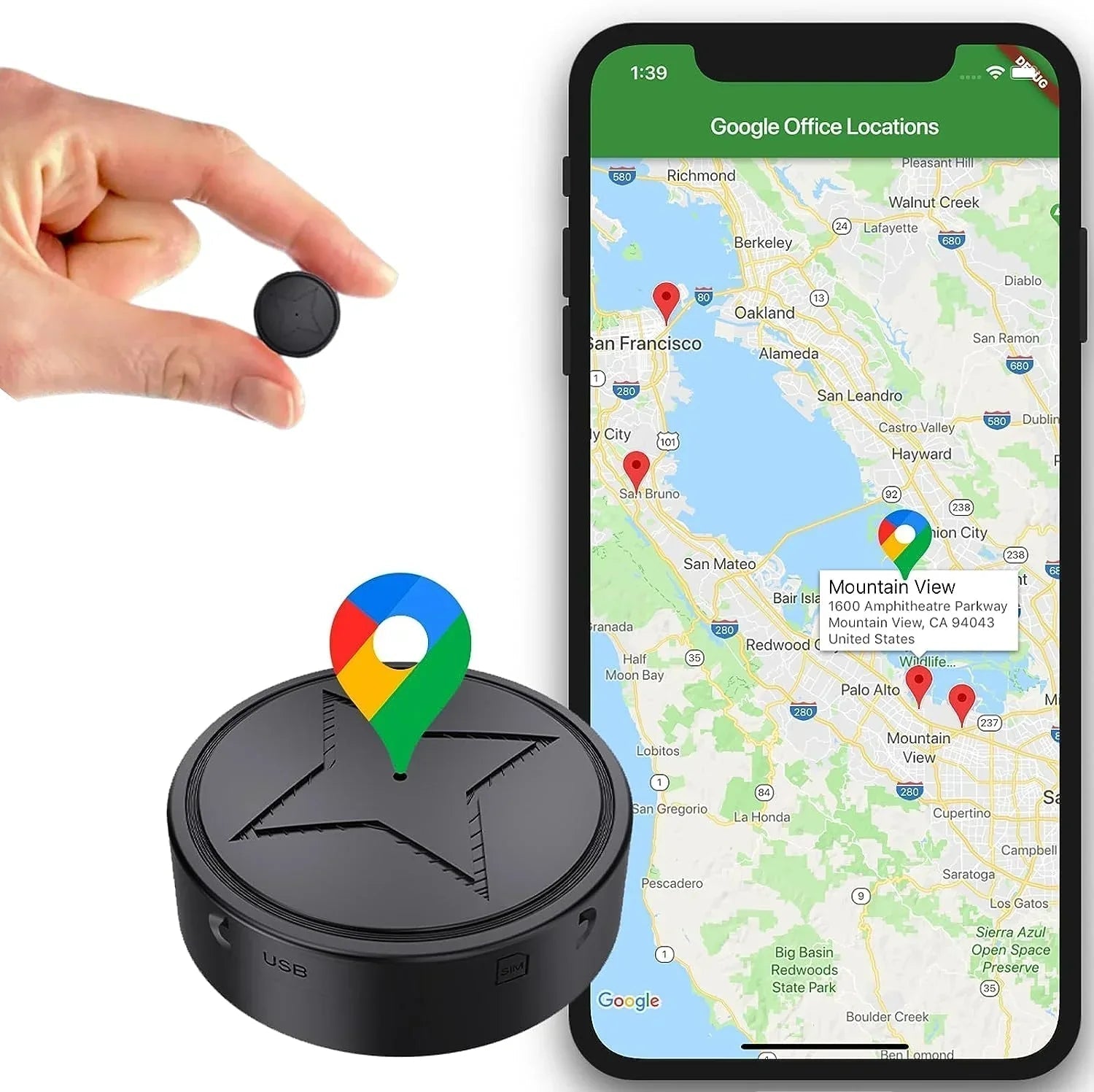 GPS Tracking Device | Portable Location Monitoring Unit-Tracker-werune.com