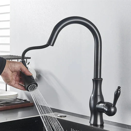 Kitchen Faucet | Pull-Out Kitchen Faucet | Sink Mixer Tap | AquaKraft-Faucet-werune.com