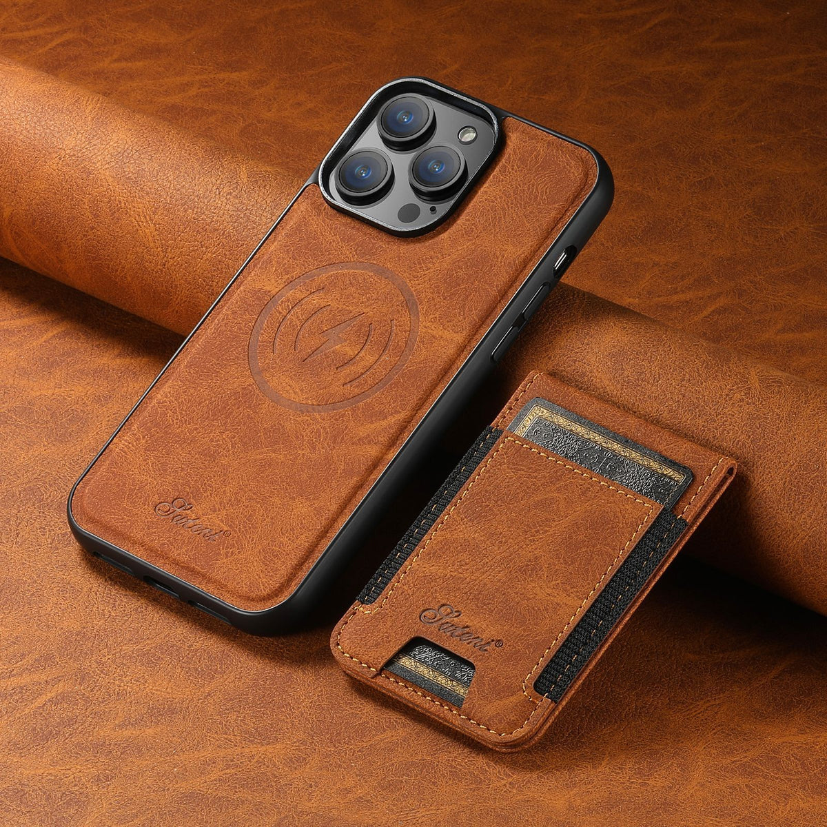 Magnetic Wallet Phone Case | Detachable Card Holder Design-Phone Case-werune.com