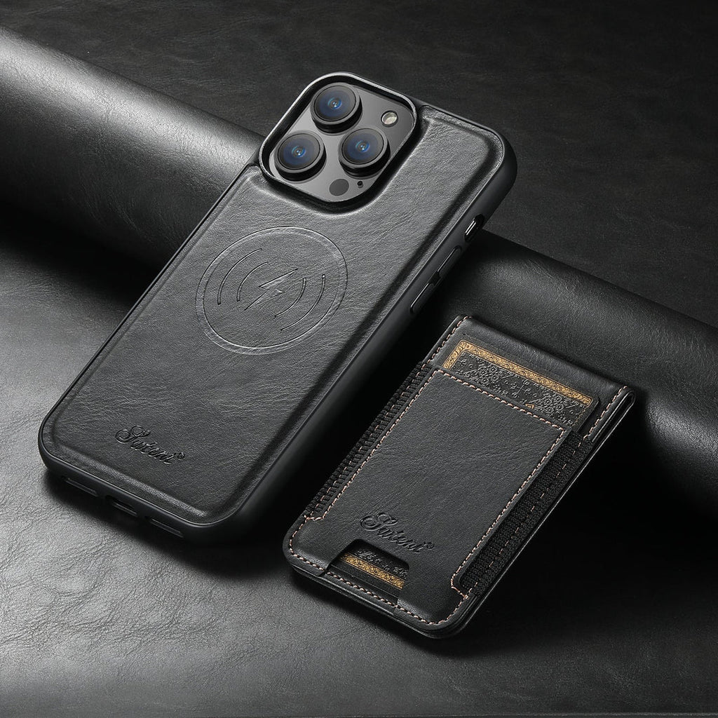 Magnetic Wallet Phone Case | Detachable Card Holder Design-Phone Case-werune.com