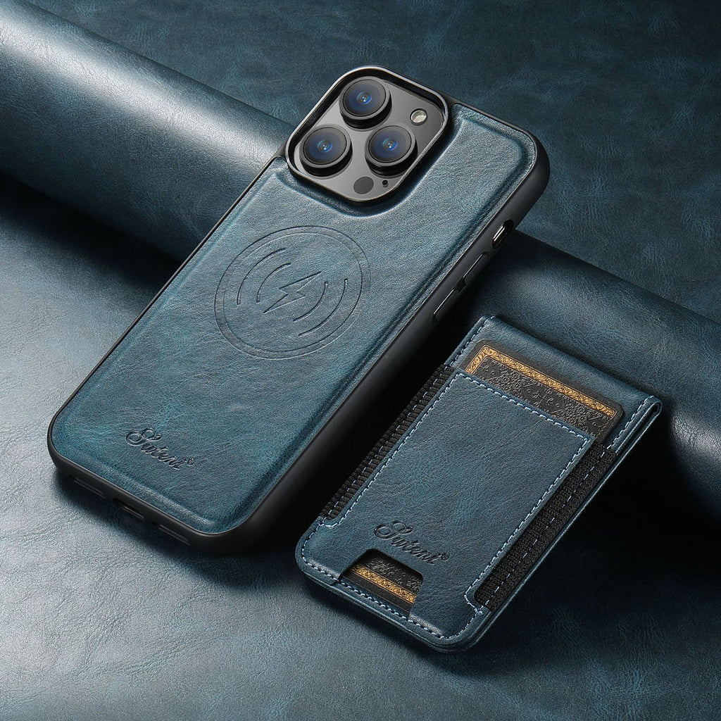 Magnetic Wallet Phone Case | Detachable Card Holder Design-Phone Case-werune.com