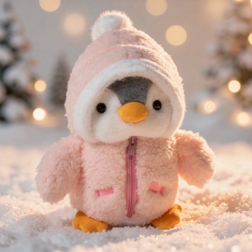 Penguin Plush Toy | Hooded Outfit Design-Toy-werune.com