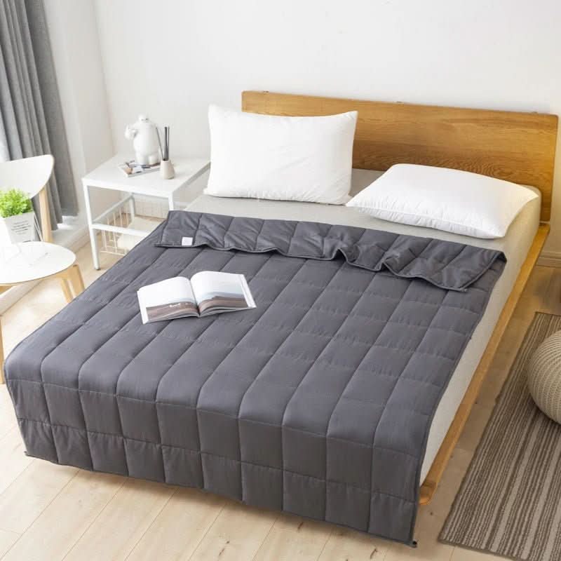 Quilted Weighted Blanket | Rectangular Bedding Cover-Blanket-werune.com