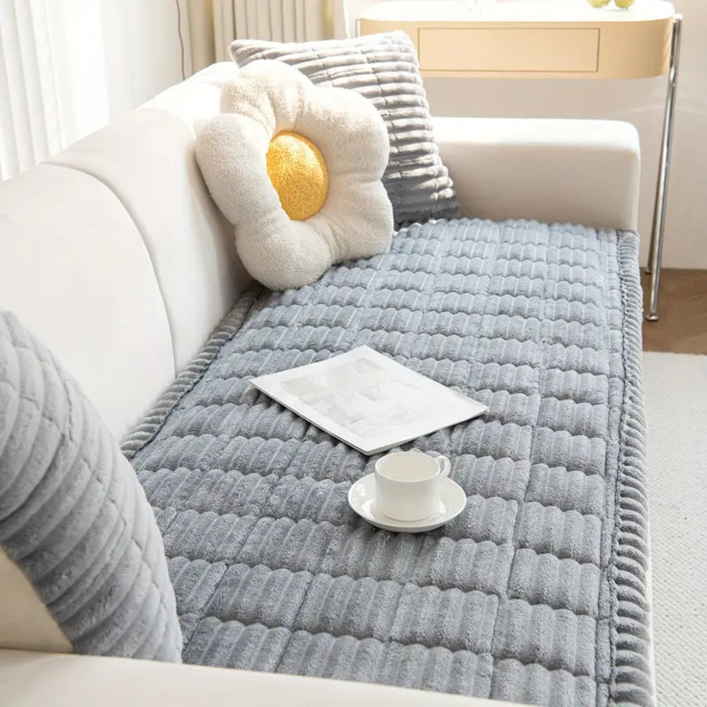 Sofa Seat Cover | Quilted Panel Design-Sofa Cover-werune.com