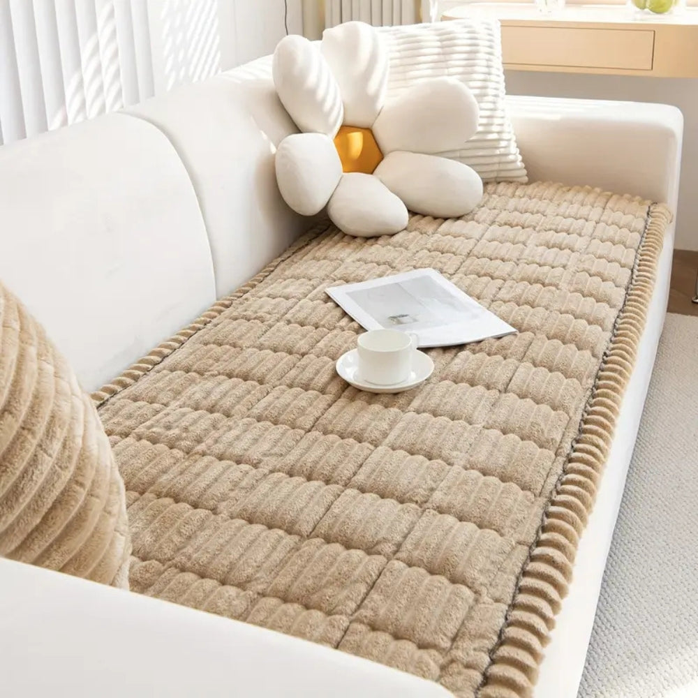 Sofa Seat Cover | Quilted Panel Design-Sofa Cover-werune.com