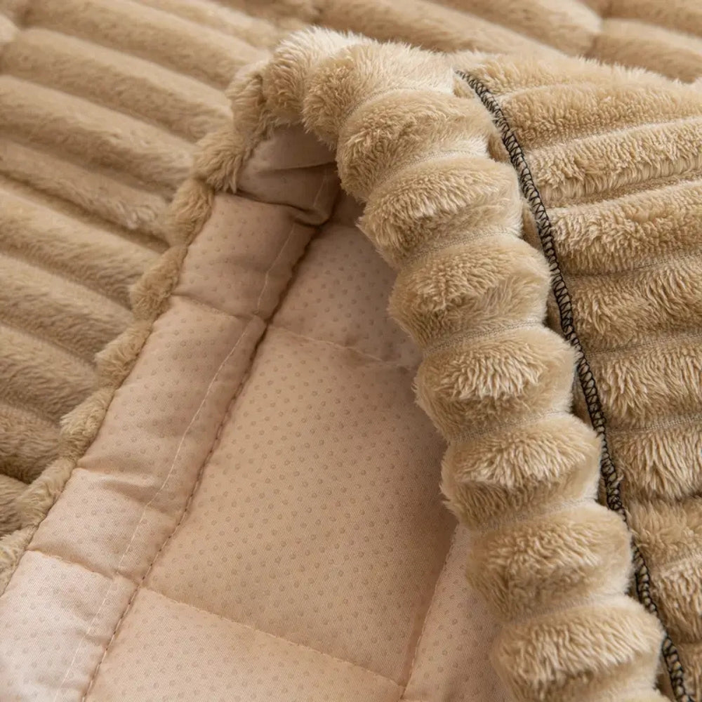 Sofa Seat Cover | Quilted Panel Design-Sofa Cover-werune.com