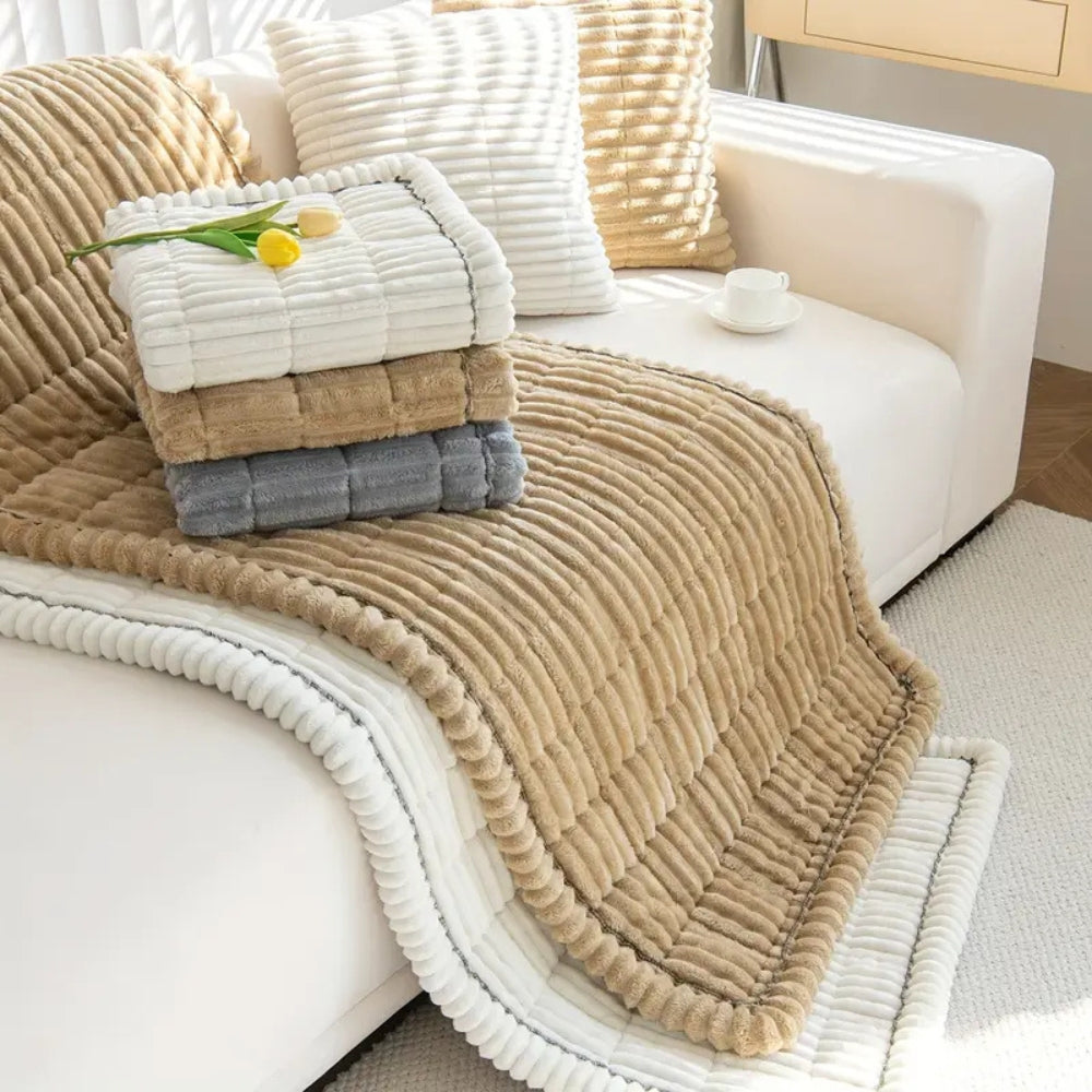 Sofa Seat Cover | Quilted Panel Design-Sofa Cover-werune.com