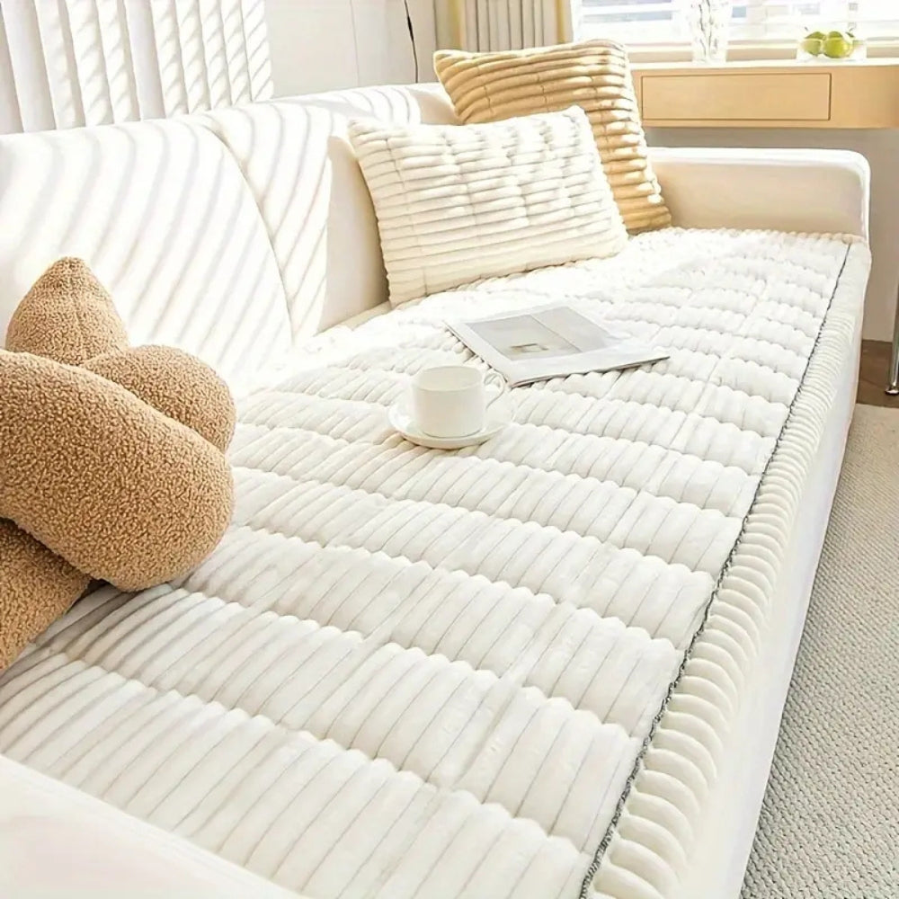 Sofa Seat Cover | Quilted Panel Design-Sofa Cover-werune.com