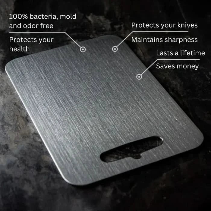 Stainless Steel Cutting Board | Rectangular Kitchen Preparation Surface-CuTting-werune.com