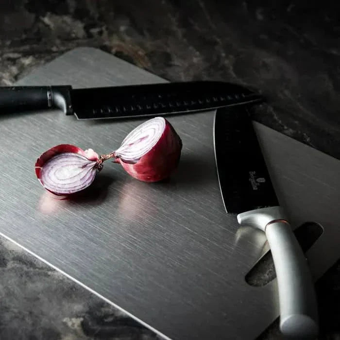 Stainless Steel Cutting Board | Rectangular Kitchen Preparation Surface-CuTting-werune.com
