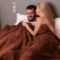Textured Throw Blanket | Plush Surface For Bed And Sofa-Blanket-werune.com