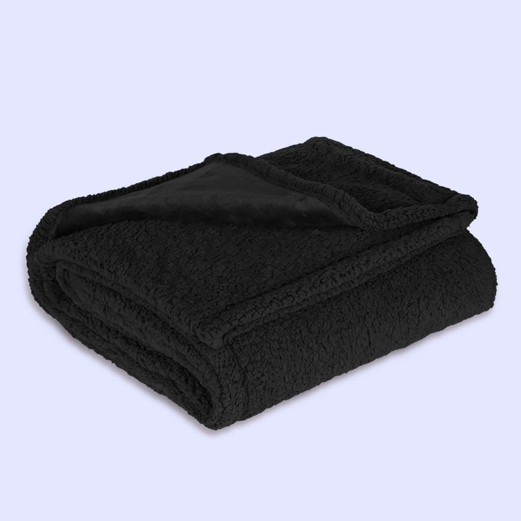 Textured Throw Blanket | Plush Surface For Bed And Sofa-Blanket-werune.com