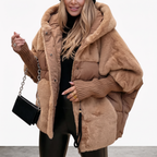 Amara | Plush Hooded Coat · Werune