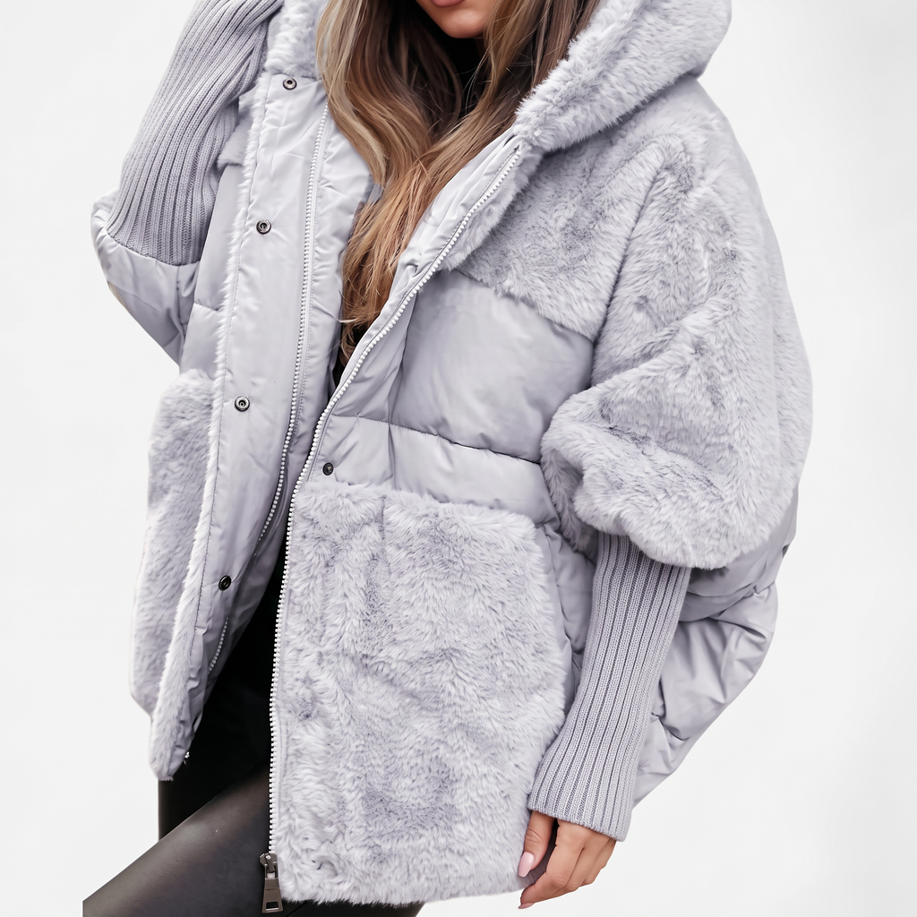 Amara | Plush Hooded Coat · Werune