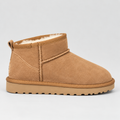 Ankle Boots Suede Fur-Lined Chestnut Women's – Winter, Casual, Everyday, Gift · Werune