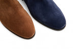 Ankle Boots Suede Navy Blue Women's Tassel Flat – Casual, Office · Werune