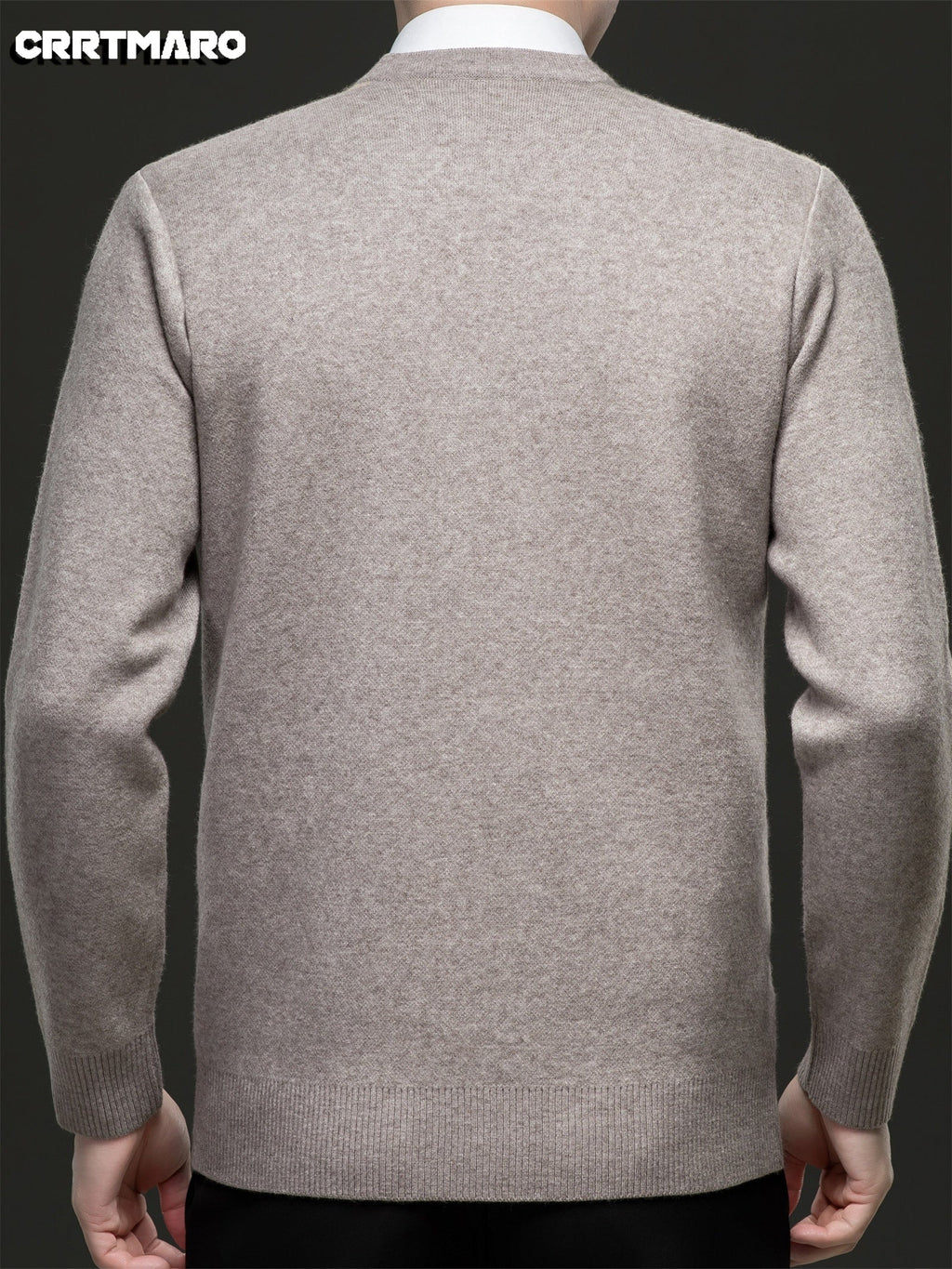 Argyle V-Neck Jumper Knitted Men's Sweater – Casual, Office, Autumn Layering, Gift