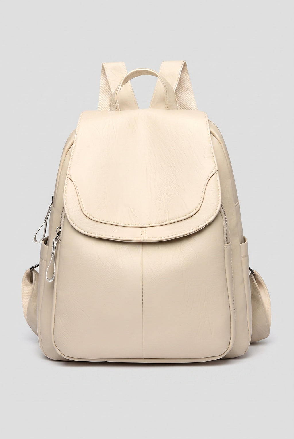 Backpack Faux Leather Black Women's Anti-Theft Multi-Pocket – Casual, Travel, Office, Everyday Bag