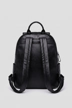 Backpack Faux Leather Black Women's Anti-Theft Multi-Pocket – Casual, Travel, Office, Everyday Bag
