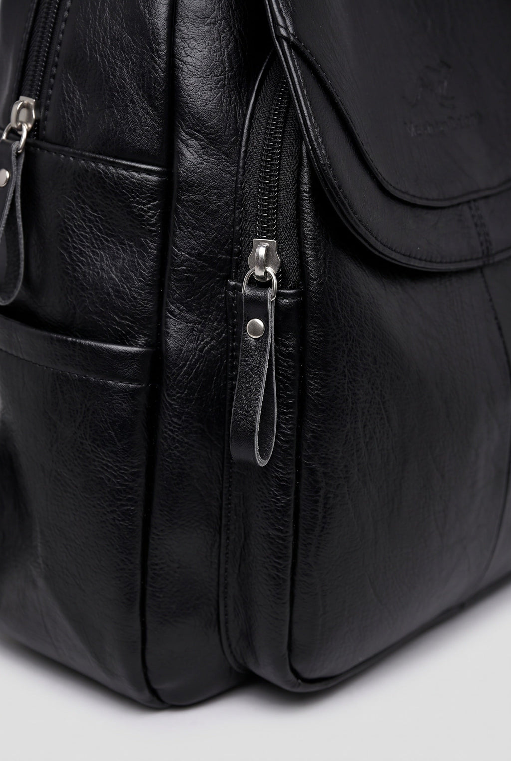 Backpack Faux Leather Black Women's Anti-Theft Multi-Pocket – Casual, Travel, Office, Everyday Bag